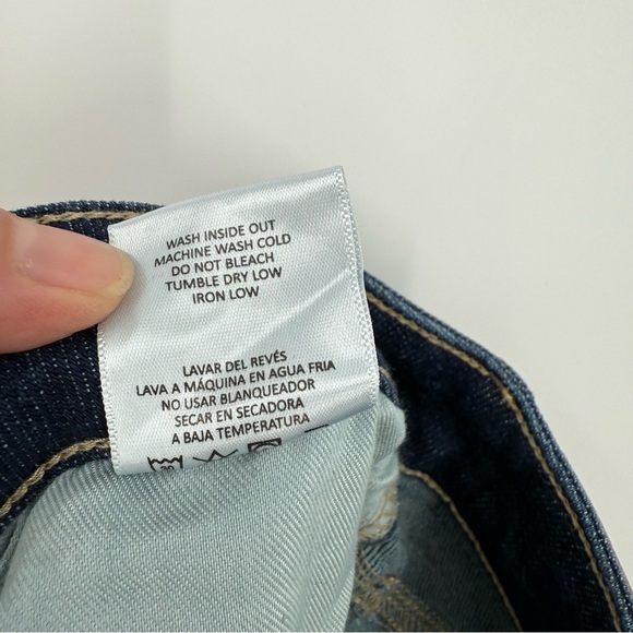 CJLA Carly Jean Chrissy Classic Vintage High Rise Straight Jeans in Dark Wash 17 - Picture 13 of 15